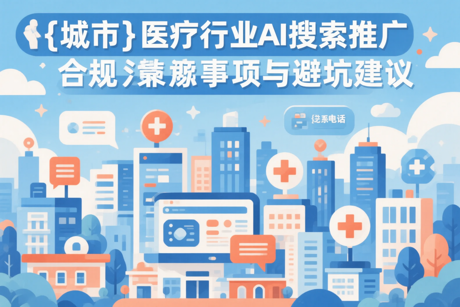 大同医疗行业AI搜索推广合规注意事项与避坑建议