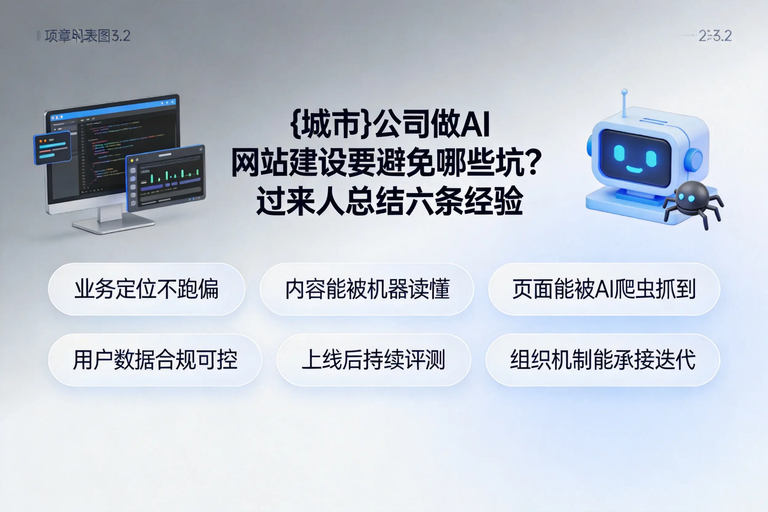 大同公司做AI网站建设要避免哪些坑？过来人总结六条经验