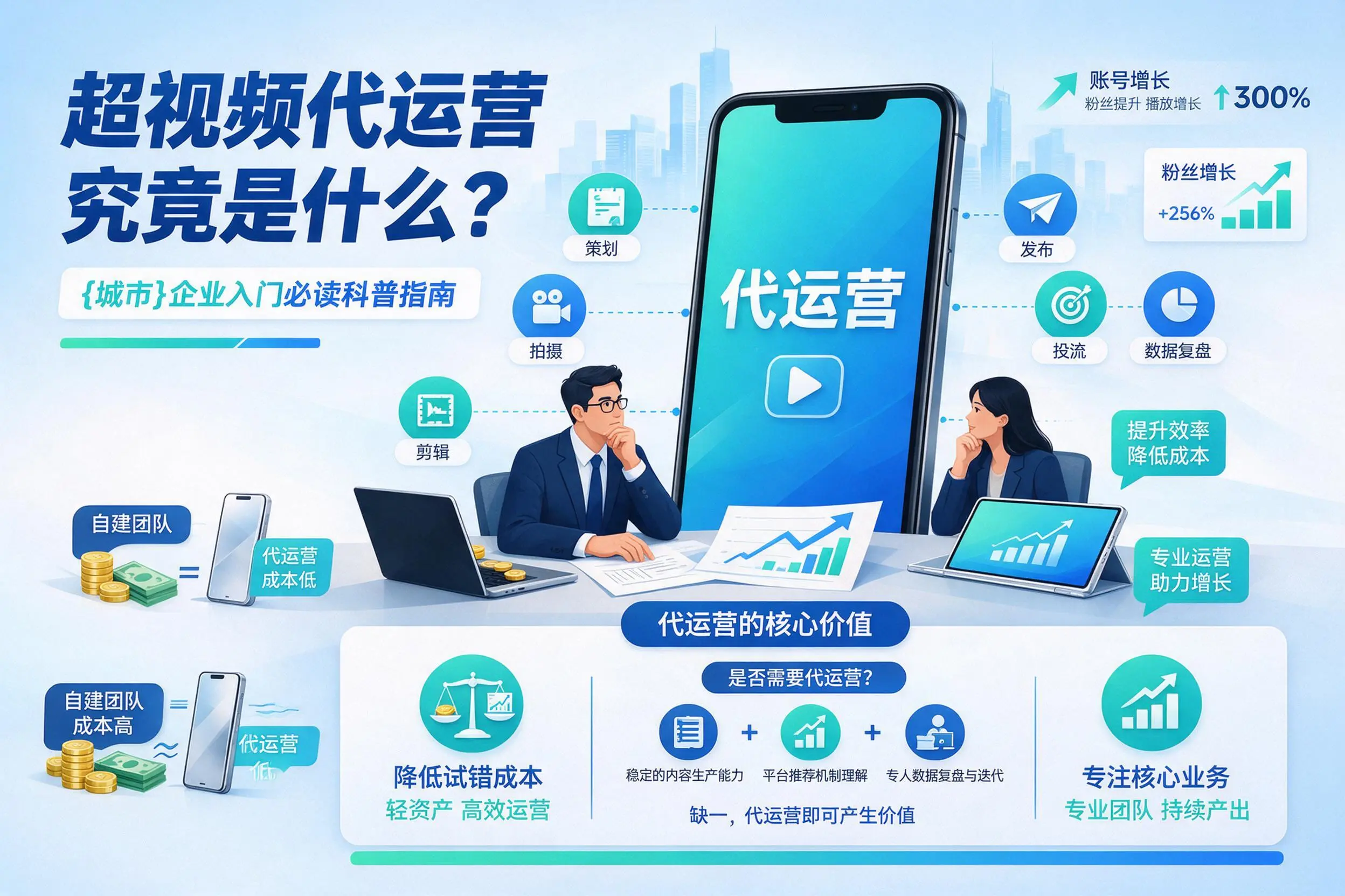 短视频代运营究竟是什么?大同企业入门必读科普指南