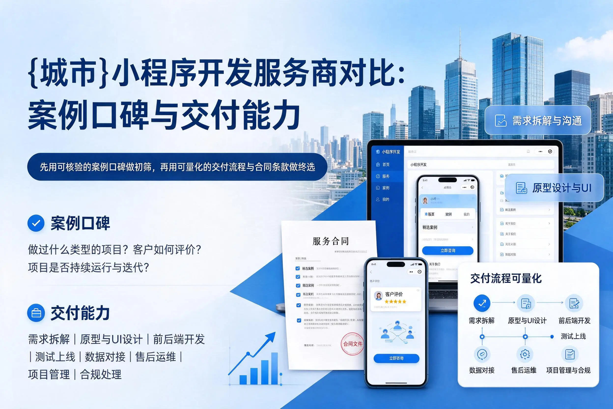 大同小程序开发服务商对比:案例口碑与交付能力