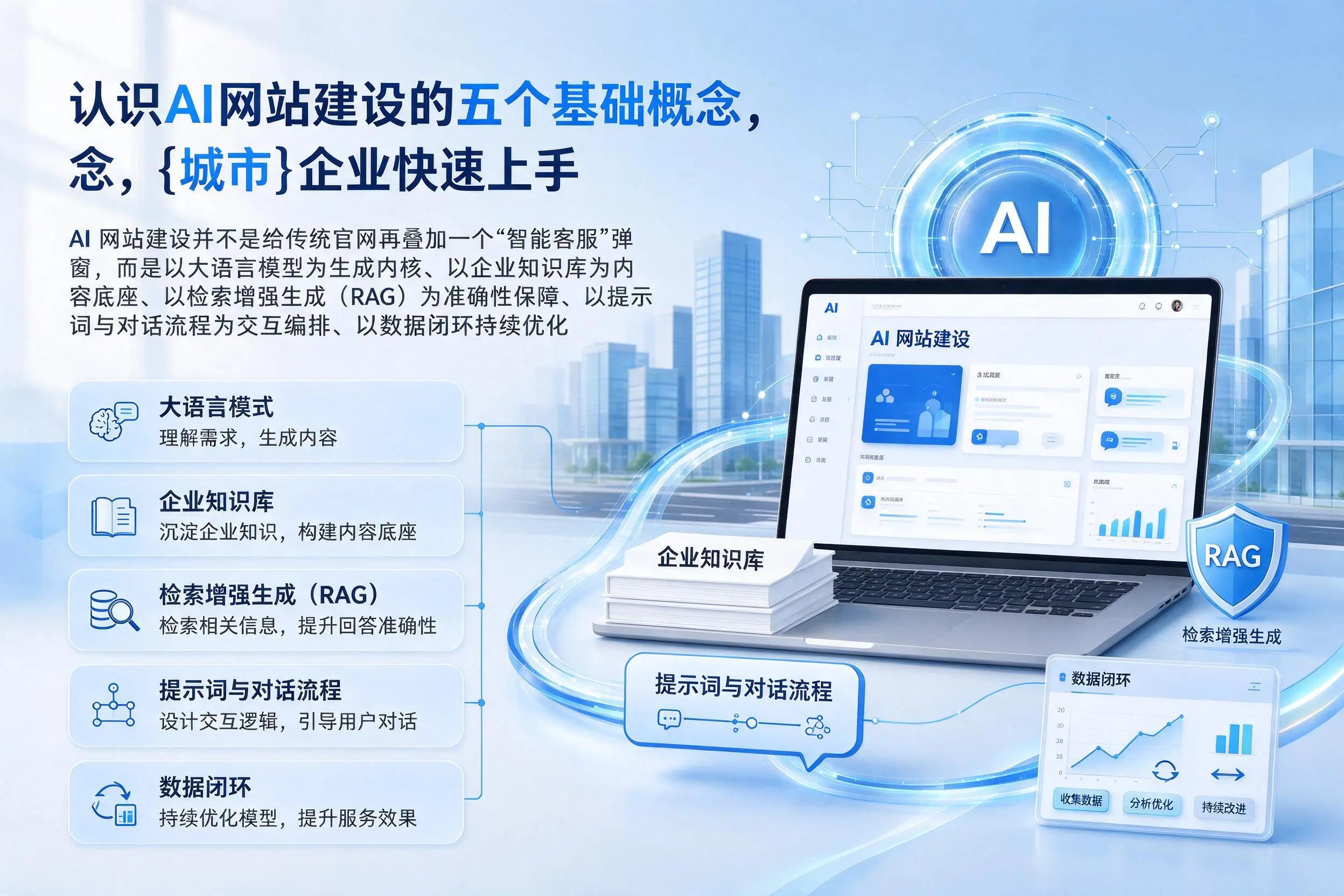 认识AI网站建设的五个基础概念，大同企业快速上手