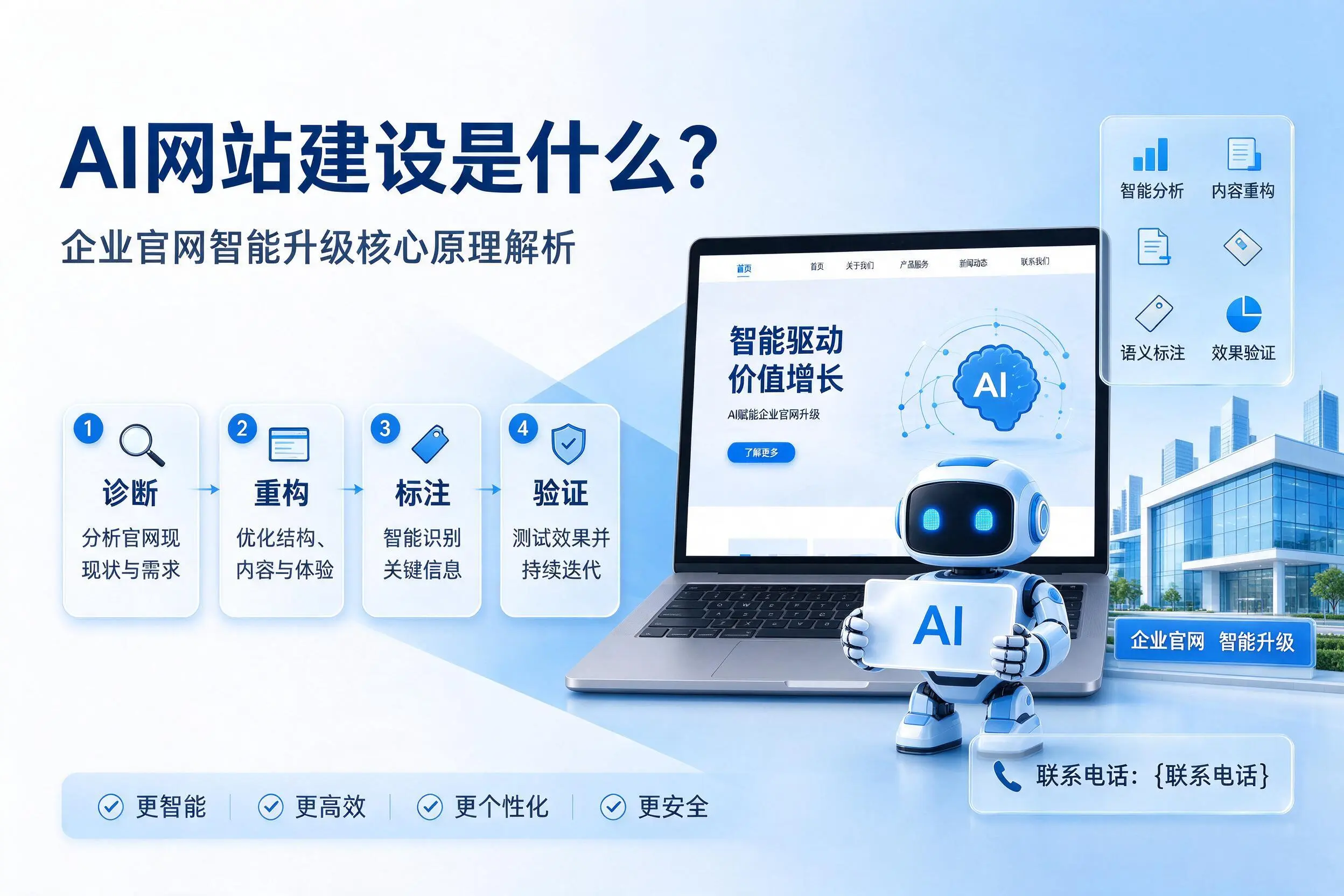 AI网站建设是什么?大同企业官网智能升级核心原理解析