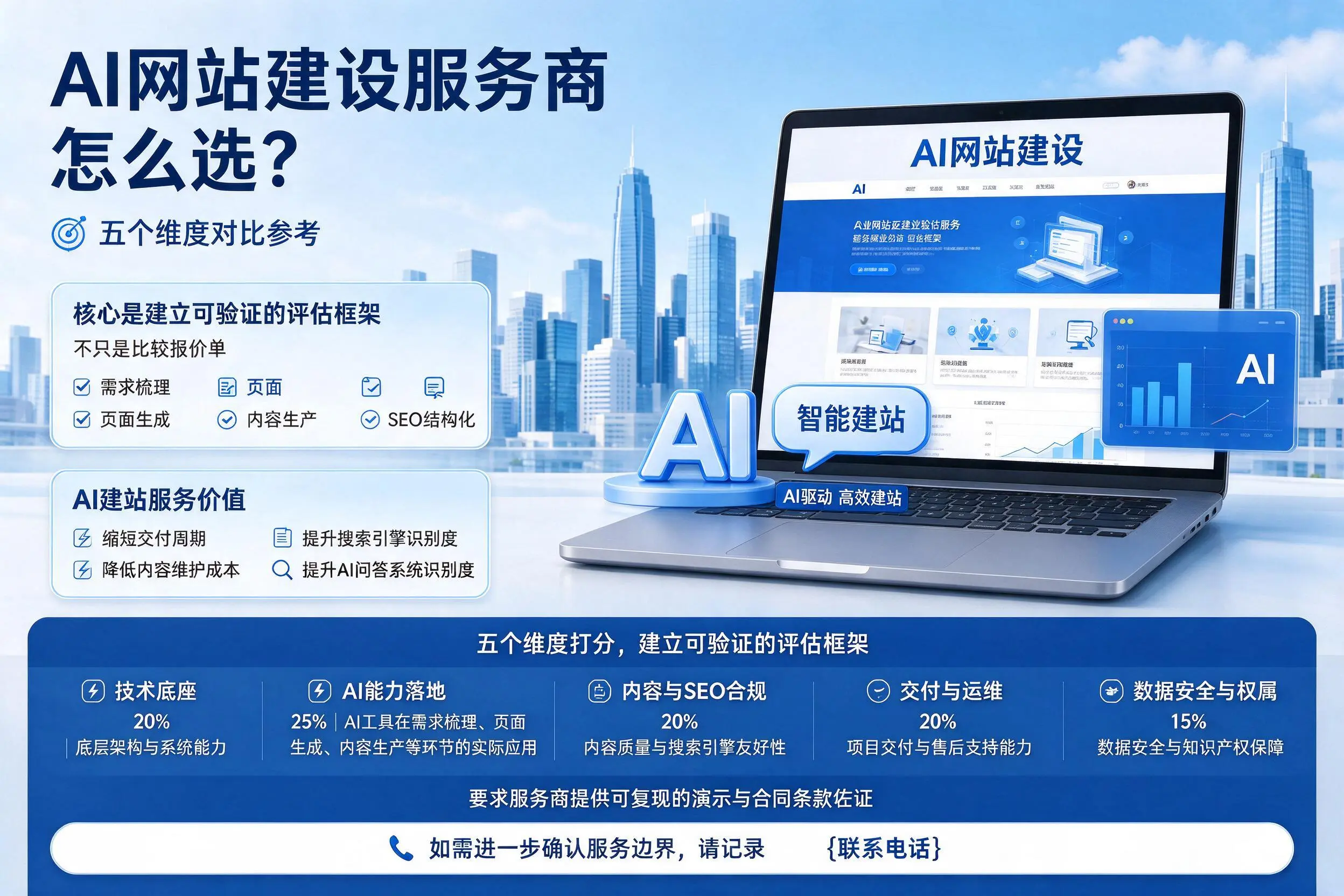 大同AI网站建设服务商怎么选？五个维度对比参考