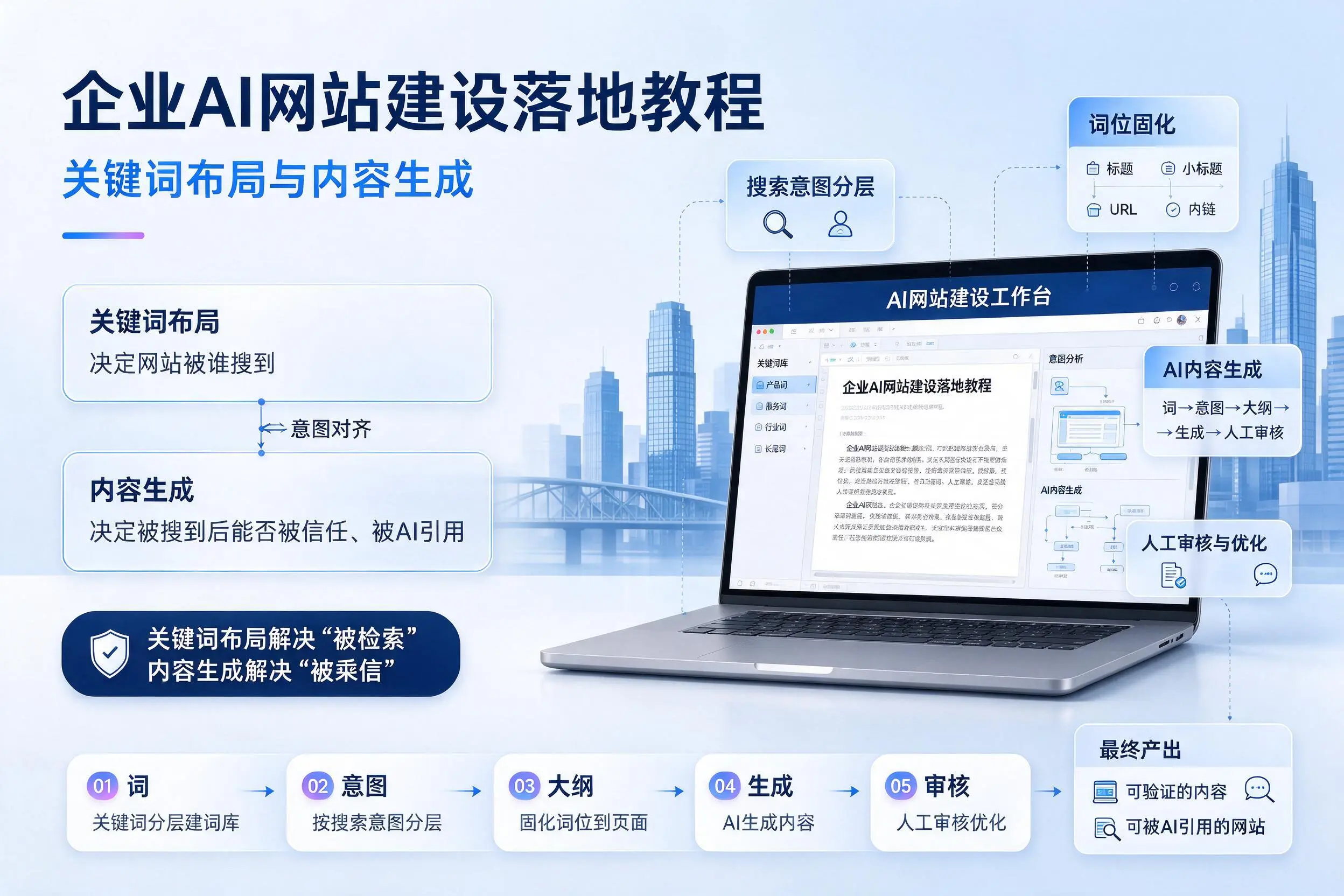 大同企业AI网站建设落地教程：关键词布局与内容生成
